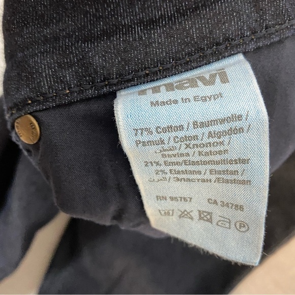 Mavi Serena Jeans Low Rise Super Skinny Dark Wash Sz 28/30 Stretchy - Picture 8 of 12